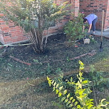 Flower Bed Cleanup and Mulch Install, Sanger, TX 3